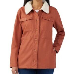 Hang Ten Soft Coral Drawstring Jacket, Fleece, Women's Size M